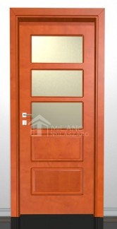 LIBRA 2/D, borovi fenyő beltéri ajtó 90x210 cm | 