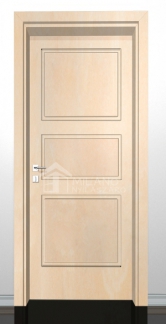ALFA 1/B,  borovi fenyő beltéri ajtó 100x210 cm | 