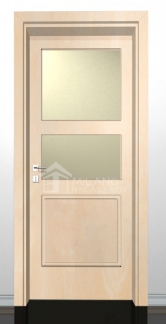 ALFA 2/B,  borovi fenyő beltéri ajtó 90x210 cm | 