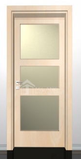 ALFA 3/B, borovi fenyő beltéri ajtó 90x210 cm | 