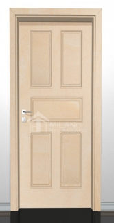 LUNA 1/B, borovi fenyő beltéri ajtó 100x210 cm | 