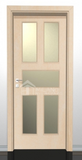 LUNA 3/B, borovi fenyő beltéri ajtó 90x210 cm | 